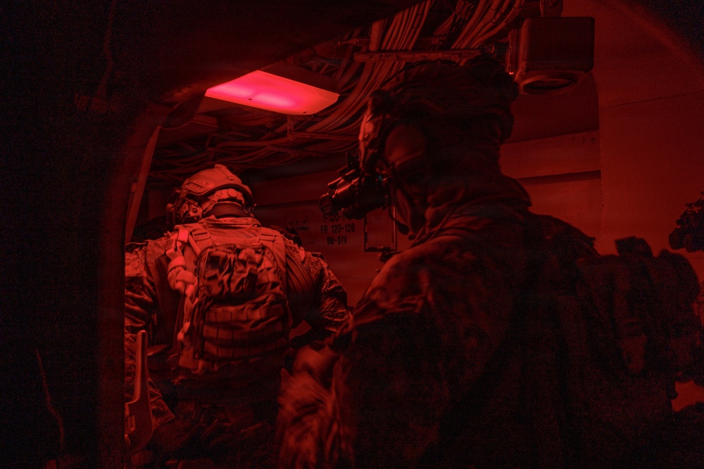 31st MEU | Night Visit, Board, Search, and Seizure exercise