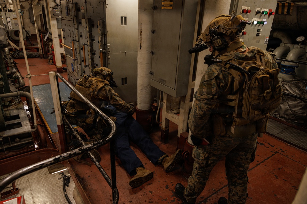 31st MEU | Night Visit, Board, Search, and Seizure exercise