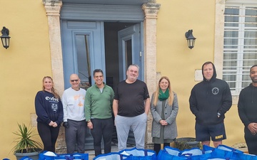 NSA Souda Bay Chief Petty Officer Association Delivers Donations to the Child and Youth Protection Annex of Chania