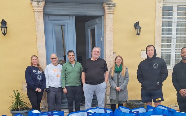 NSA Souda Bay Chief Petty Officer Association Delivers Donations to the Child and Youth Protection Annex of Chania