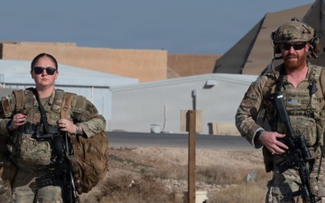 332nd Expeditionary Security Forces Squadron K-9 unit operates within CENTCOM AOR