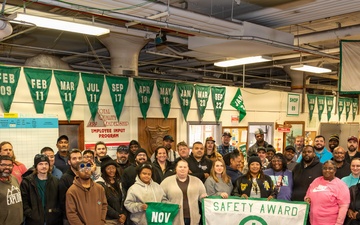 NNSY's Shop 99 Wins Nov. 2025 Safety Award