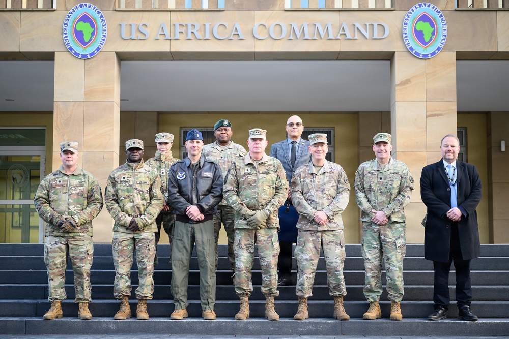 Marshall Center fellows visit U.S. Africa Command to prepare for leadership roles
