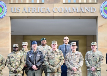 Marshall Center fellows visit U.S. Africa Command to prepare for leadership roles