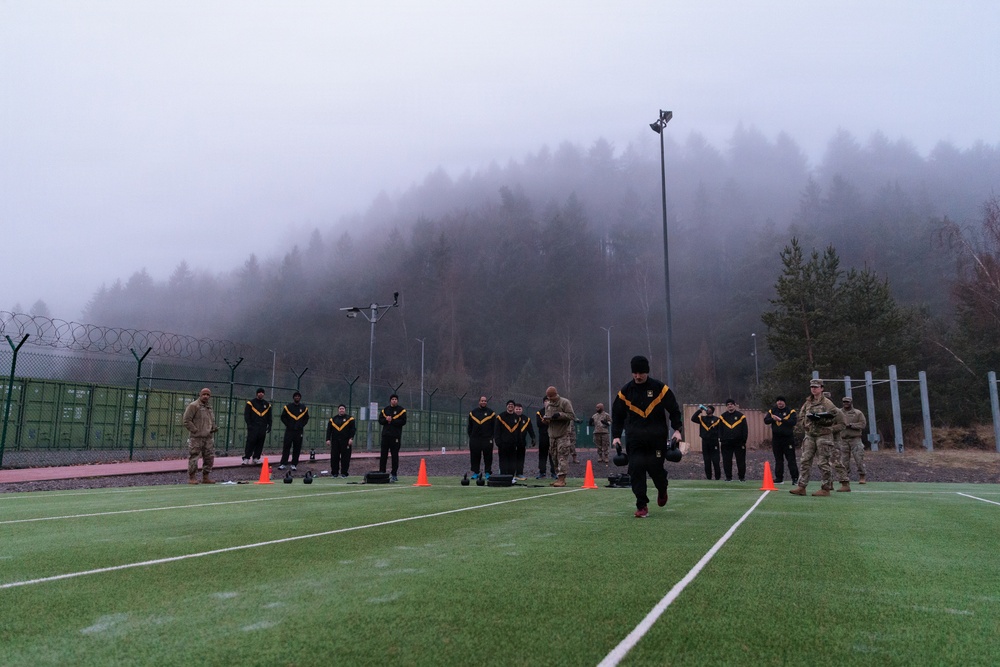 7th MSC Conducts Army Fitness Test in Germany