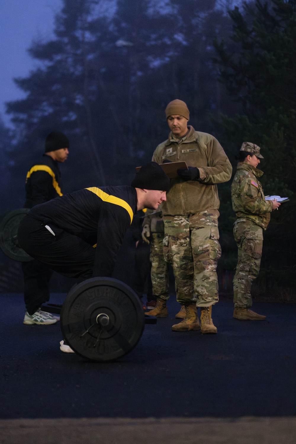 7th MSC Conducts Army Fitness Test in Germany