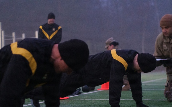 7th MSC Conducts Army Fitness Test in Germany