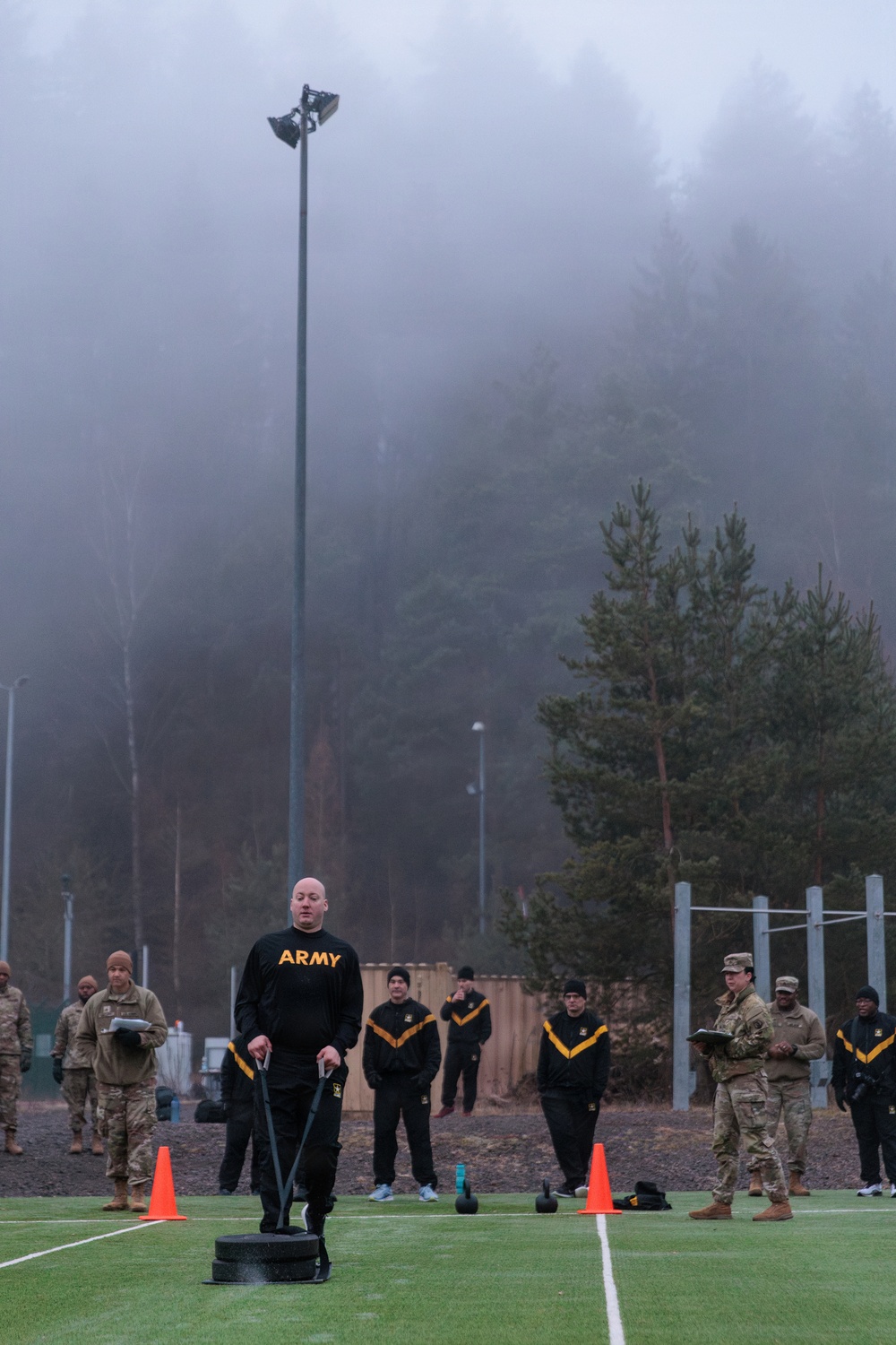 7th MSC Conducts Army Fitness Test in Germany