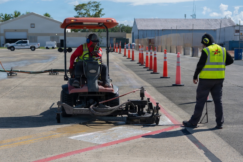Flight line markings