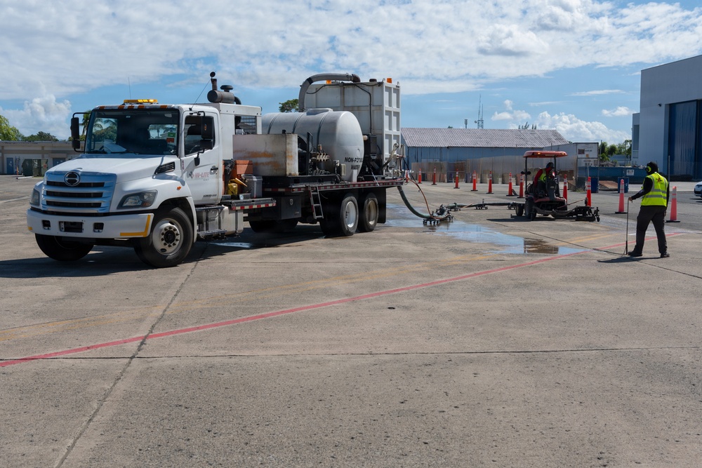 Flight line markings