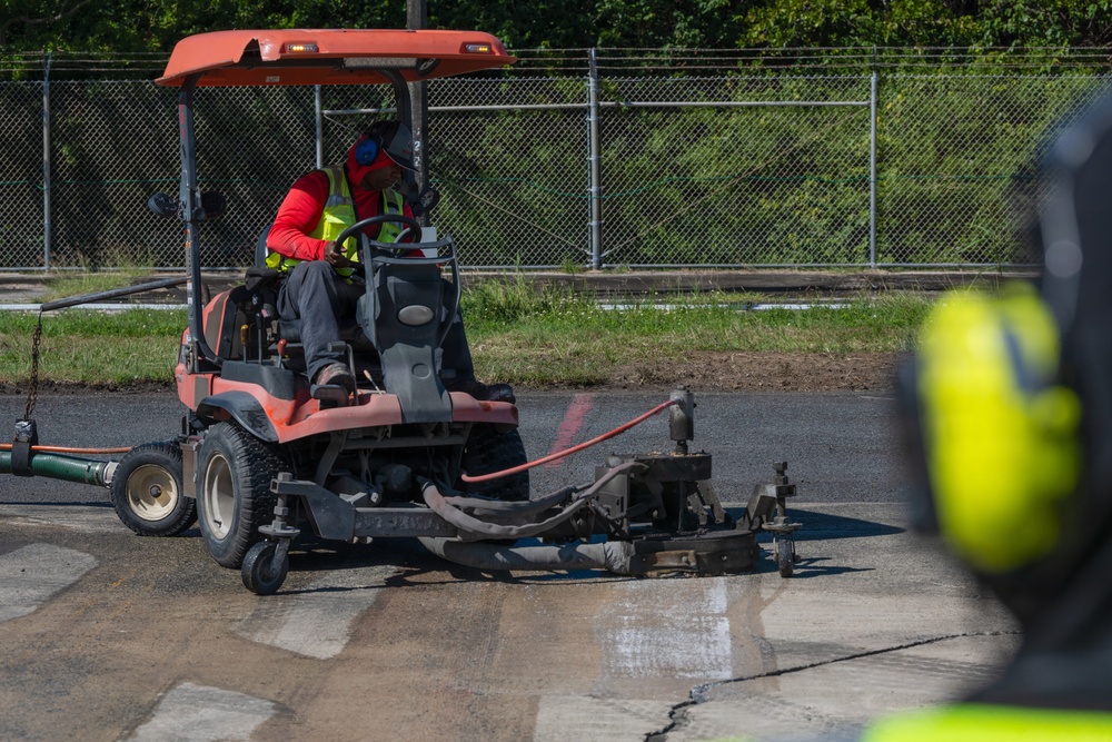 Flight line markings