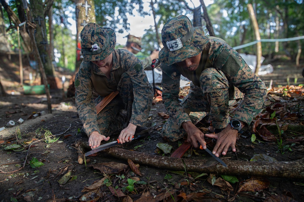 Jungle Operations Training Course - Panama: Machete techniques and water purification