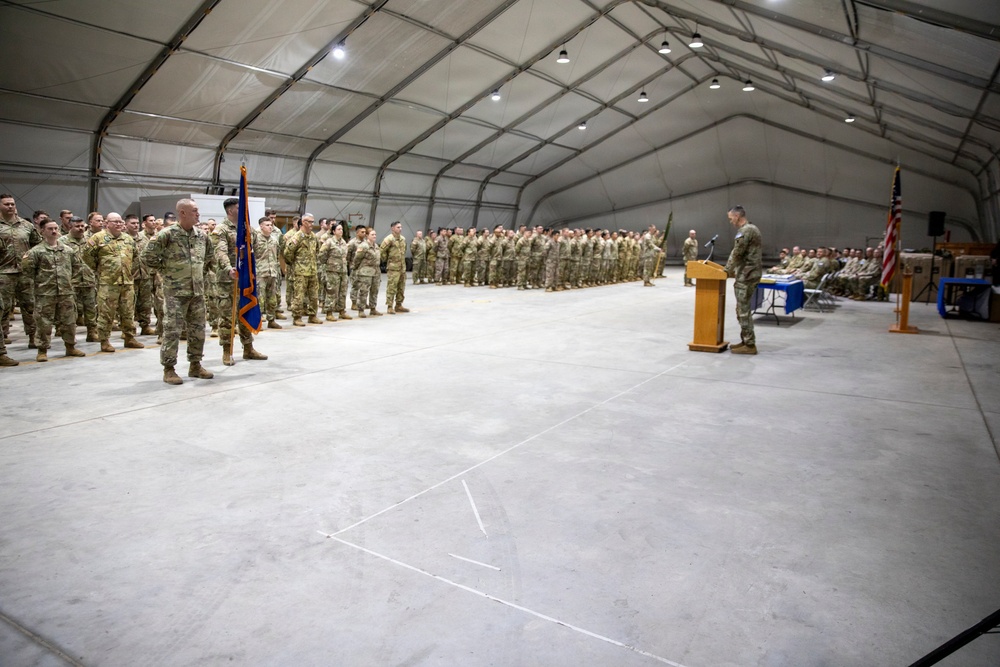 KFOR 36 Task Force Aviation Transfer of Authority