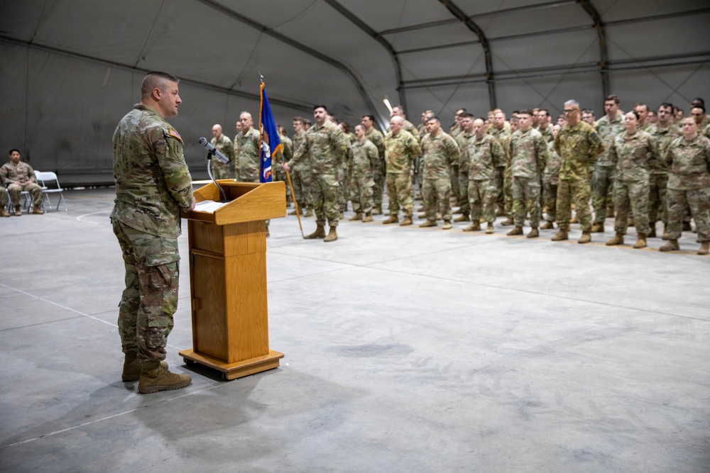 KFOR 36 Task Force Aviation Transfer of Authority