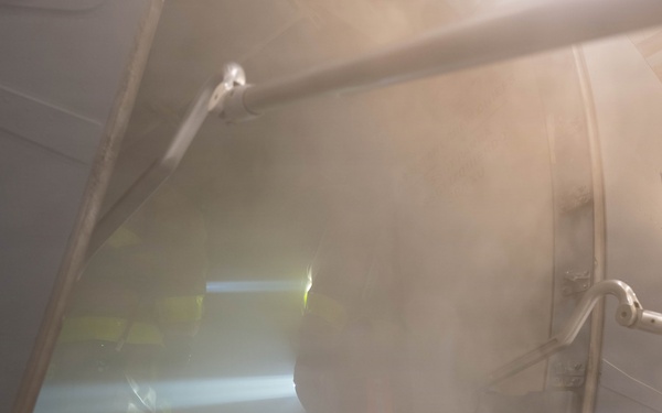 Firefighters’ smoky C-17 training