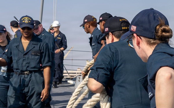 USS Delbert D. Black (DDG 119) Departs Jeddah, Saudia Arabia