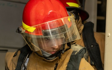 USS Delbert D. Black (DDG 119) Conducts a Damage Control Drill