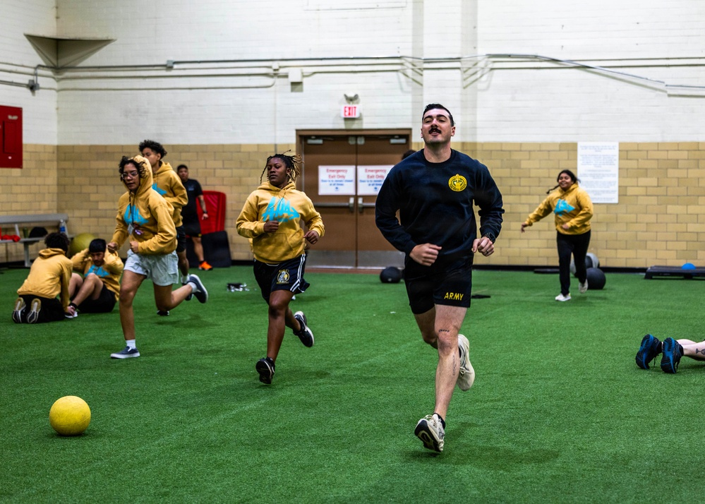 Lawton Public Schools AIM Program Visits Fort Sill