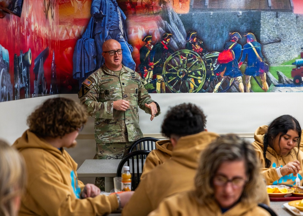 Lawton Public Schools AIM Program Visits Fort Sill