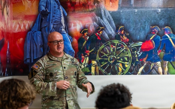 Lawton Public Schools AIM Program Visits Fort Sill