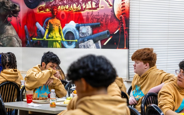 Lawton Public Schools AIM Program Visits Fort Sill