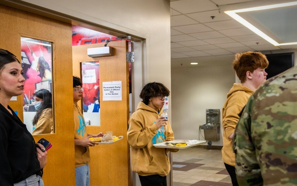 Lawton Public Schools AIM Program Visits Fort Sill