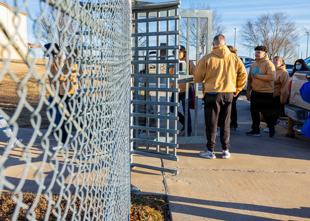 Lawton Public Schools AIM Program Visits Fort Sill
