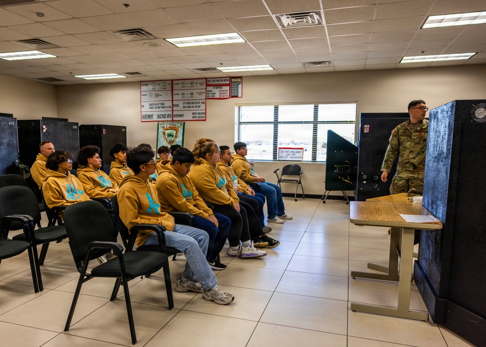 Lawton Public Schools AIM Program Visits Fort Sill
