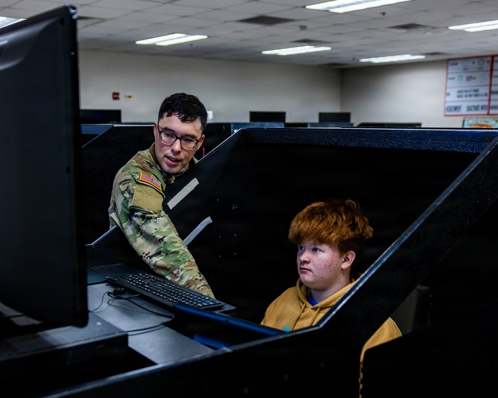 Lawton Public Schools AIM Program Visits Fort Sill
