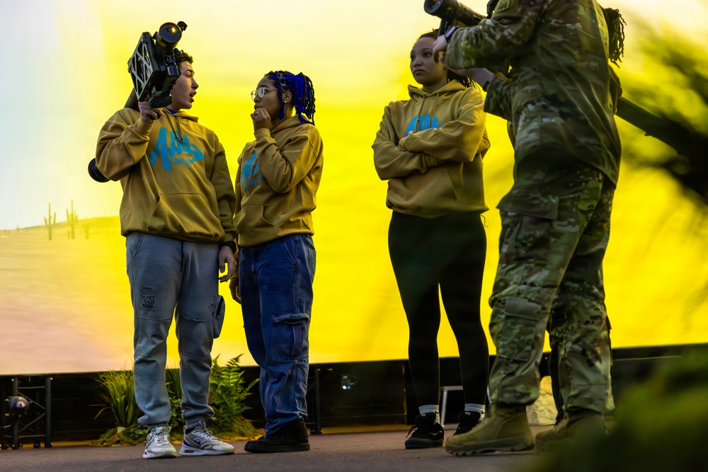 Lawton Public Schools AIM Program Visits Fort Sill