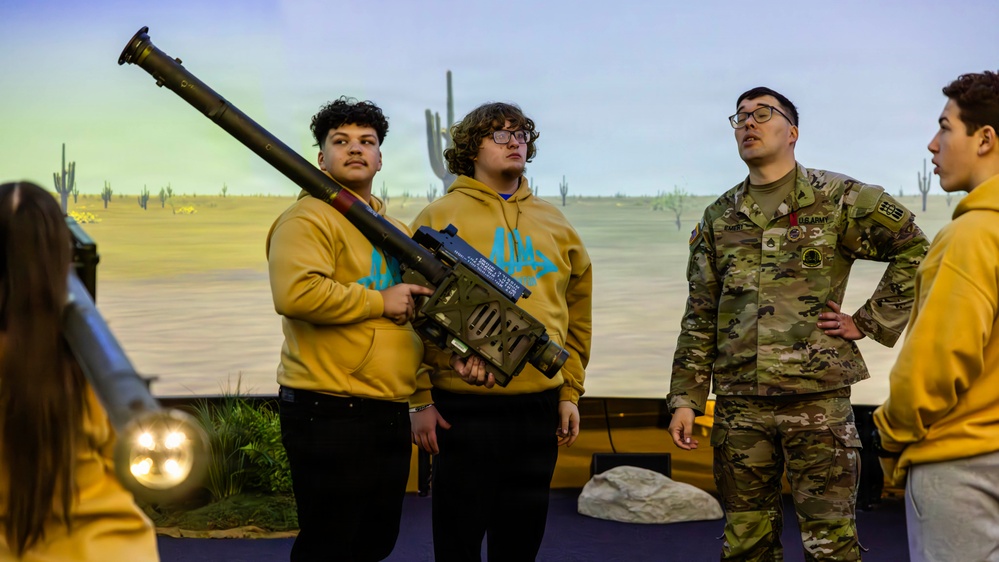 Lawton Public Schools AIM Program Visits Fort Sill