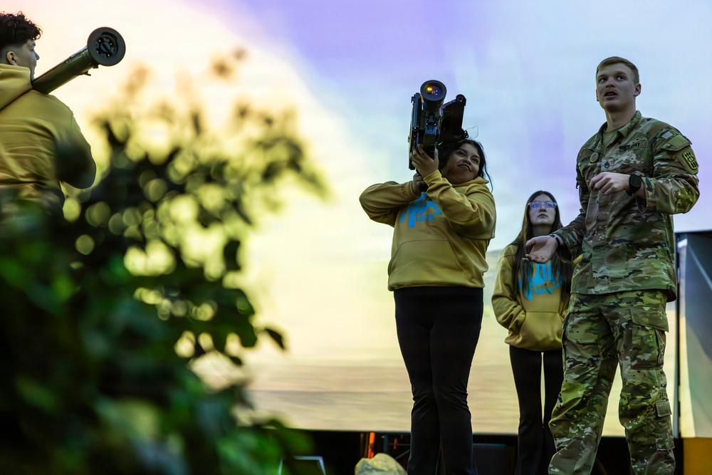 Lawton Public Schools AIM Program Visits Fort Sill