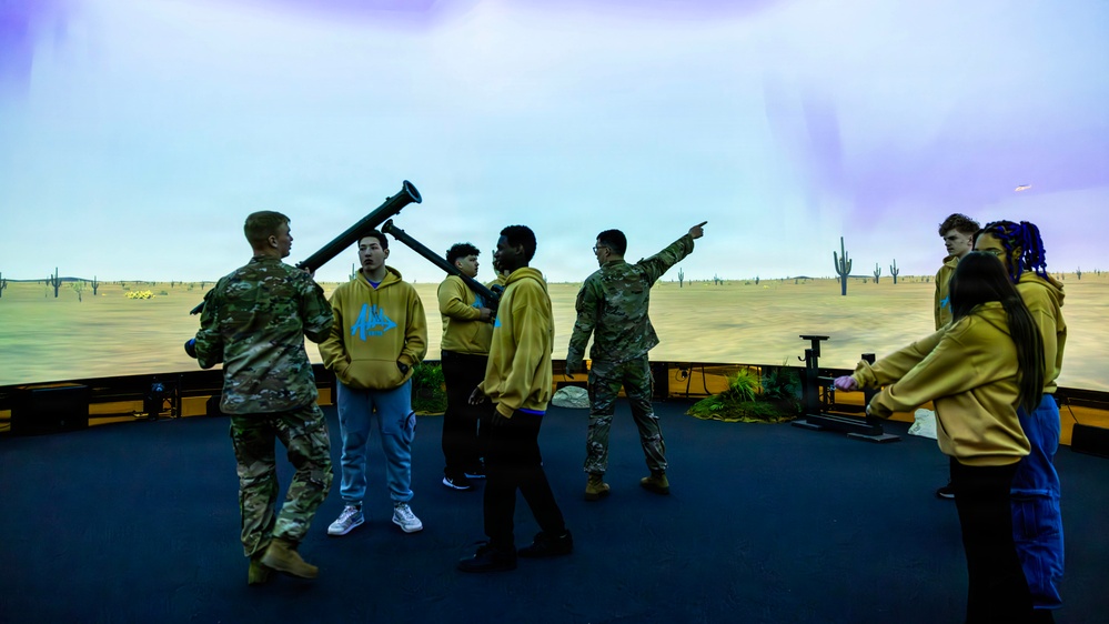 Lawton Public Schools AIM Program Visits Fort Sill