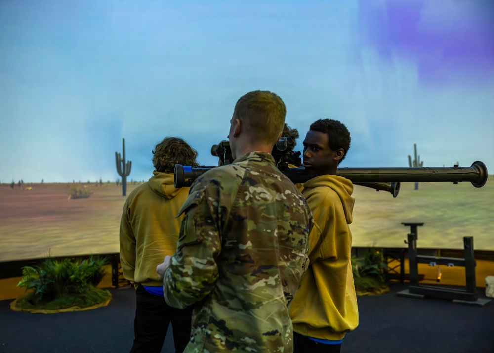 Lawton Public Schools AIM Program Visits Fort Sill