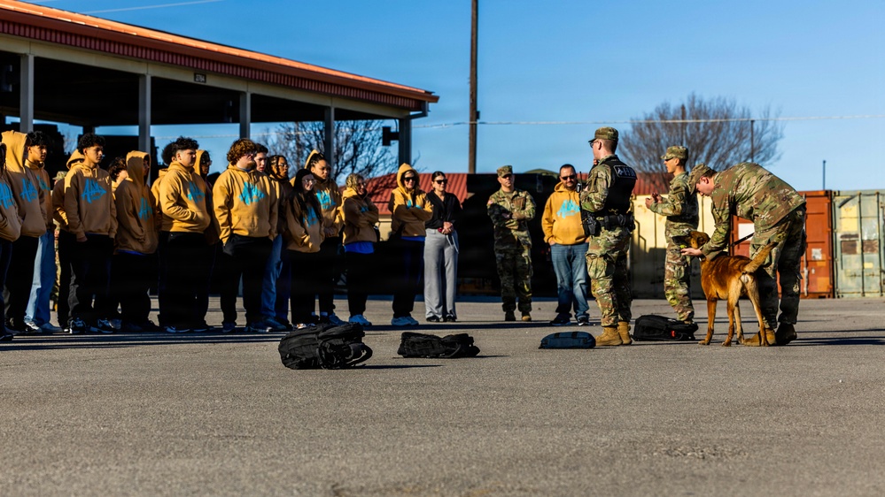 Lawton Public Schools AIM Program Visits Fort Sill