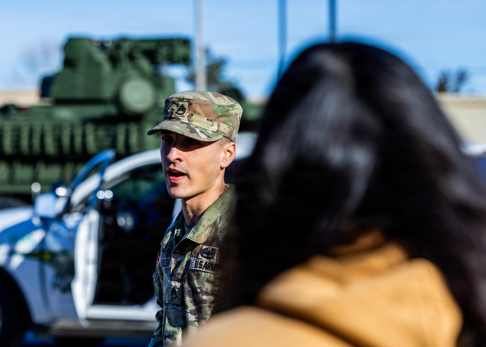 Lawton Public Schools AIM Program Visits Fort Sill