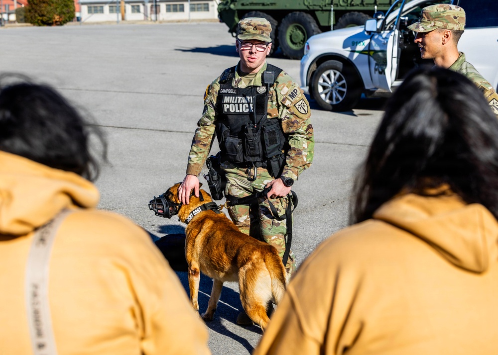 Lawton Public Schools AIM Program Visits Fort Sill
