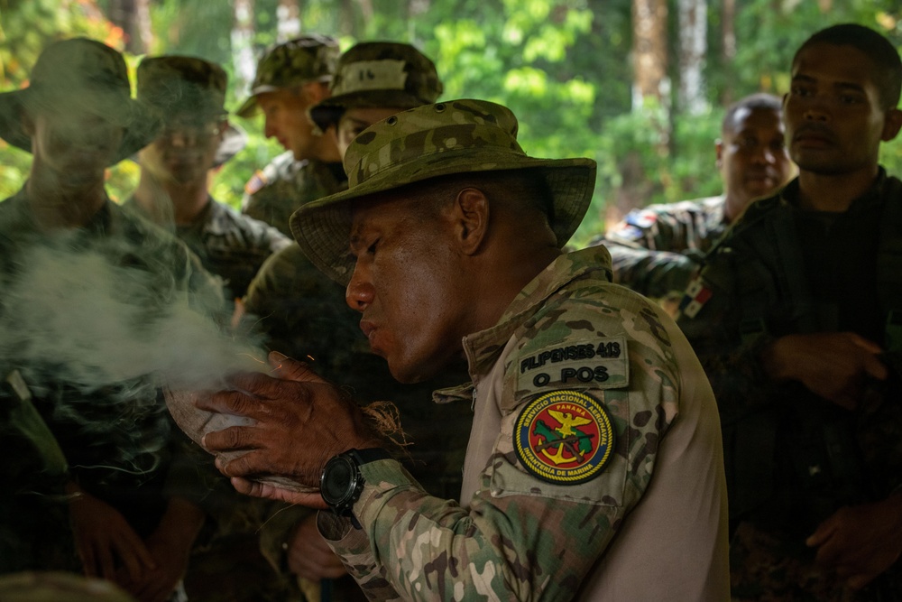 Jungle Operations Training Course-Panama: Primitive Fire Training