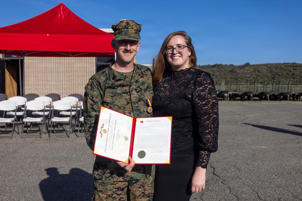 Staff Sgt. Scafidel; Marine Awarded for Heroic Life-Saving Actions