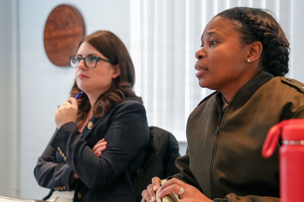 Congressional Rep. Sarah Elfreth visits Fort Meade