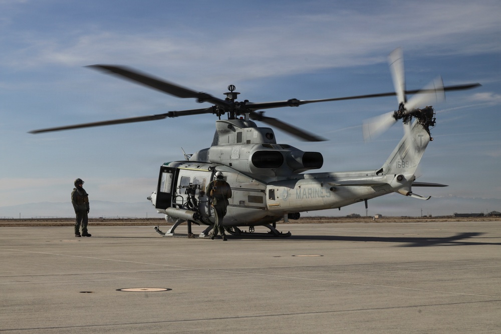 HMLA-367 conducts live-fire training