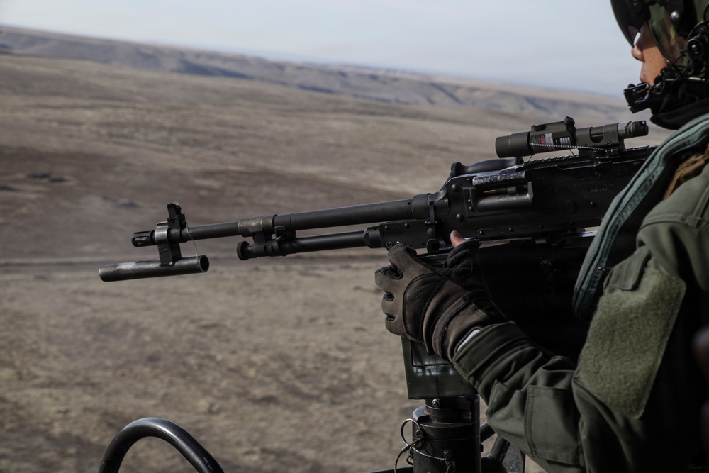 HMLA-367 conducts live-fire training