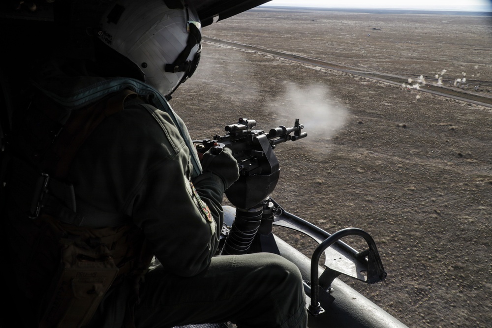 HMLA-367 conducts live-fire training