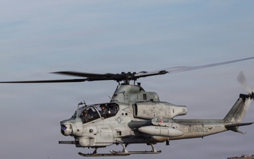 HMLA-367 conducts live-fire training