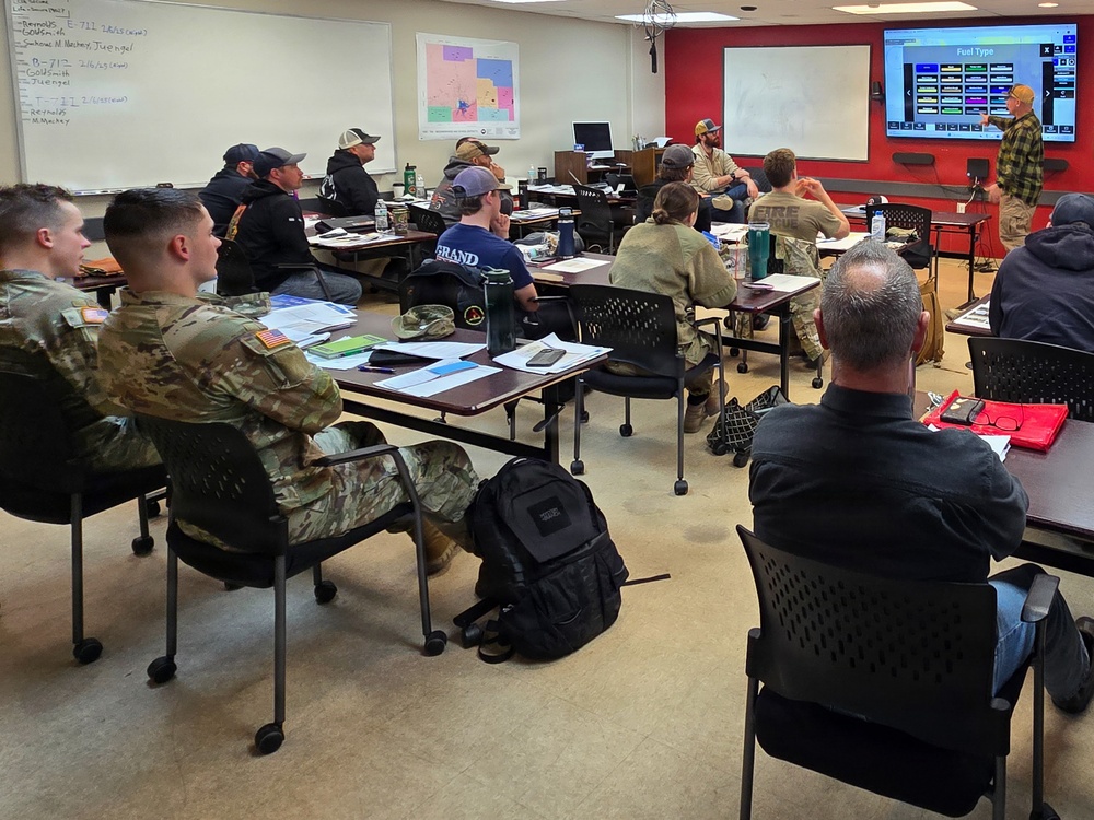 Wyoming National Guard Soldiers complete advanced wildfire behavior trainin