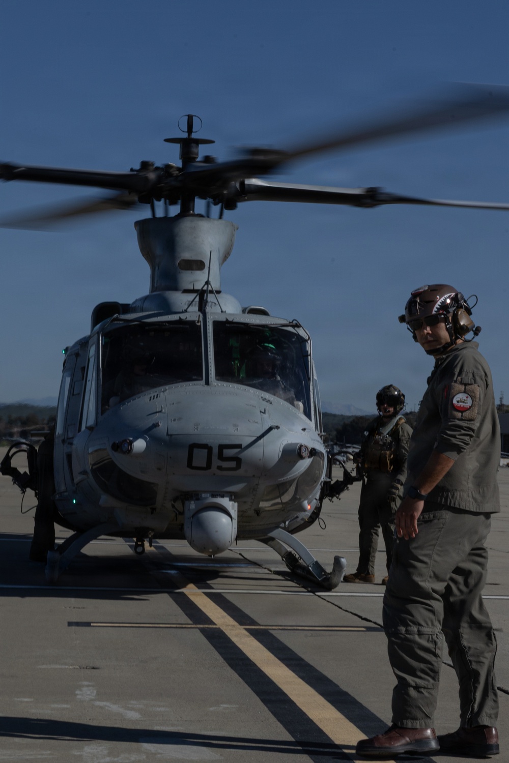 HMLA-775 conducts tactical training with Brig. Gen. Patrick Tiernan