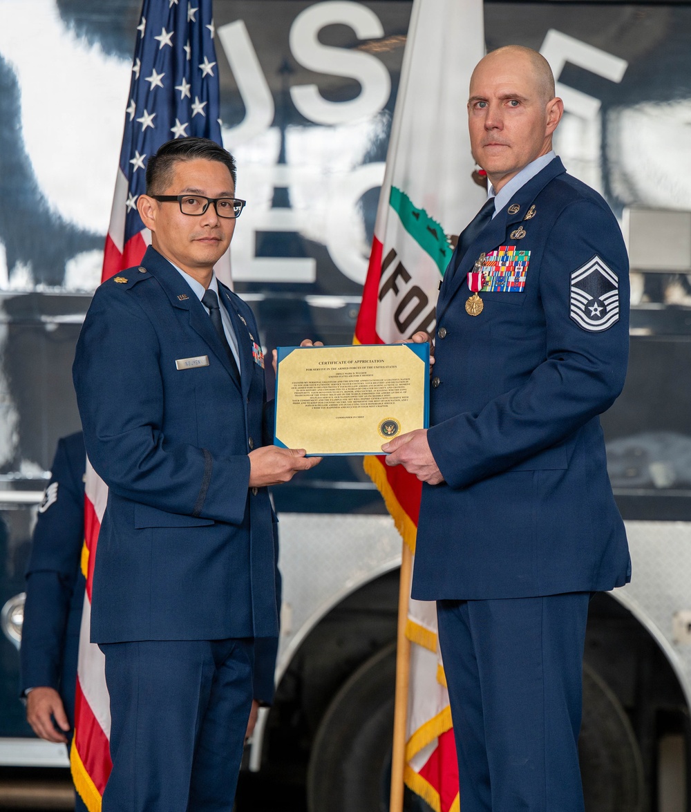 Retirement Ceremony for U.S Air Force Senior Master Sergeant Mark D. Walker