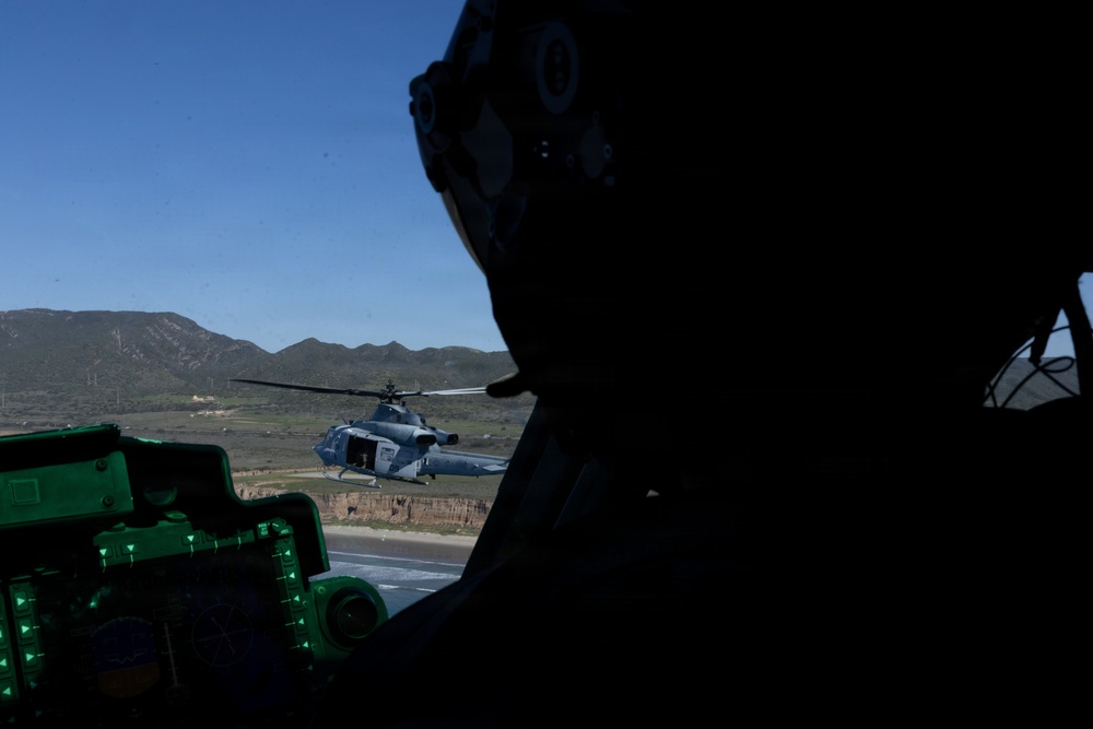 HMLA-775 conducts tactical training with Brig. Gen. Patrick Tiernan