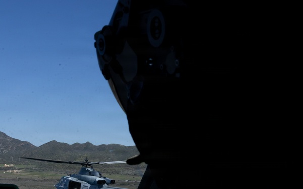 HMLA-775 conducts tactical training with Brig. Gen. Patrick Tiernan