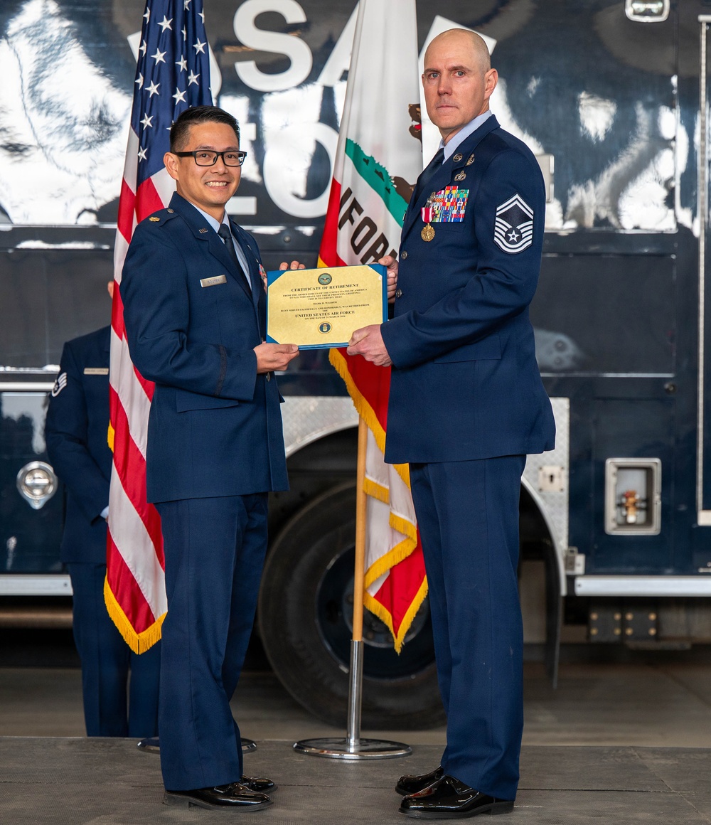 Retirement Ceremony for U.S Air Force Senior Master Sergeant Mark D. Walker